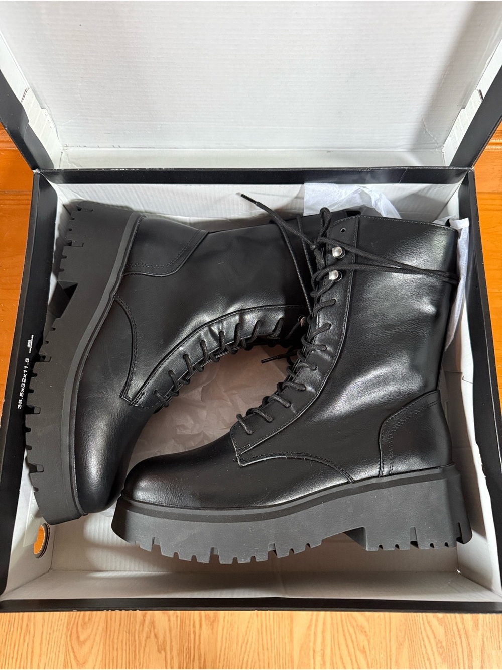 Madden Girl Maisey Lace Up Combat Boots